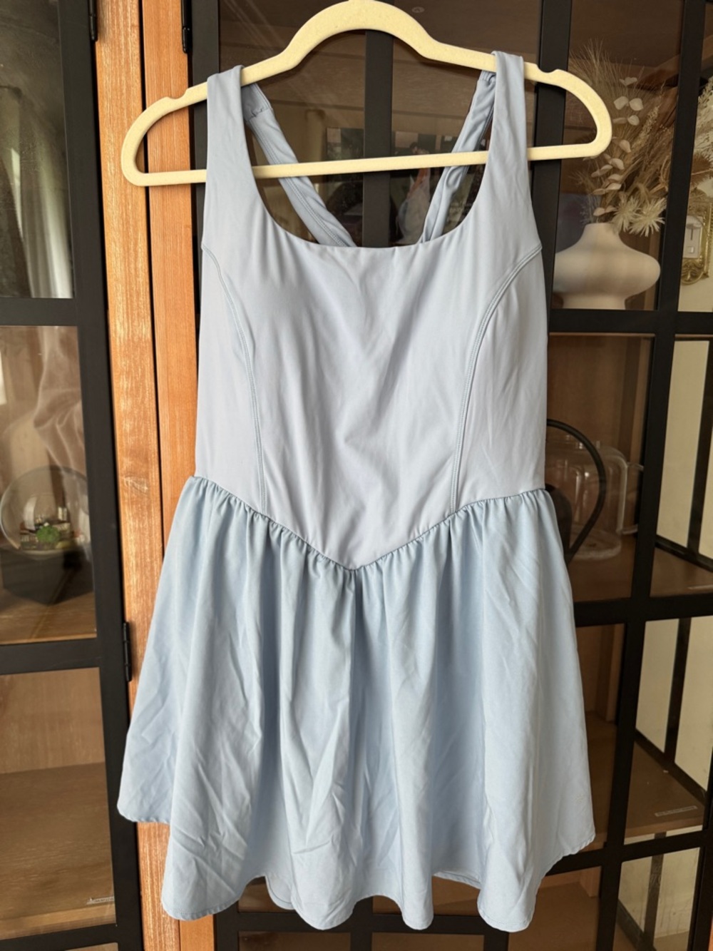 Halara Breezeful Corset 2-in-1 Mini tennis dresd Flowy Active drop waist D-F Cup - Picture 6 of 10